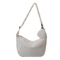 Modern Small Corduroy Crossbody Bag for Women Messenger Bag for Work Travel — image 5 of 15