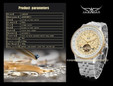 Fashion Popular JAG034M4T1 Automatic Men's Stainless Steel Watch Business Casual Steel Belt Watch — image 13 of 21