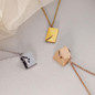 Fashion Can Open Envelope Lovers Pendant Necklace Jewelry for Birthday Gift — image 10 of 11