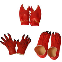Halloween Cosplays Party Game Dress up Hands Weapons Festival Costume Props Funny Lobster Claws Gloves Paw Gloves VIV — image 2 of 10