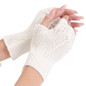 Winter Warm Gloves Fingerless Wrist Length Warm Gloves Hand Arm Warmer Half Finger Gloves Stretchy Knitted Gloves ZOU — image 17 of 22