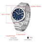 Cadisen Men's Automatic Watch Stainless Steel NH35 Movement Fashion Chronograph — image 5 of 10