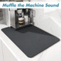 Absorbent Kitchen Dish Drying Mats, Spill Resistant Coffee Mats Easy Clean Countertop Coffee Maker Mats for Coffee Machines, Dish Racks, Kitchen Countertops, Kitchen Accessories — image 12 of 19