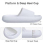 Cloud Slippers Soft Slide Sandals for Women Men Non-Slip Shower Shoes Bath Slippers Summer Beach Slides — image 12 of 25