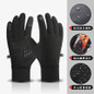 Winter Touchscreen Gloves for Men - Windproof, Waterproof, Insulated & Anti-Slip Cycling Gloves — image 22 of 30