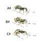 3 Styles Available Brass Crab Small Statue Ornaments Retro Animal Miniatures Figurines Office Desk Decorations Home Decor Crafts — image 5 of 12