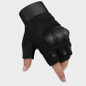 Tactical Gloves Hard Shell Half-Finger Grip Training Cut-Resistant Wear-Resistant Mountaineering Combat Protection Fitness — image 8 of 31