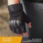 Tactical Half Finger Gloves for Men, Military Training & Motorcycle Riding, Non-Slip Grip, Durable Outdoor Safety Protection — image 4 of 19