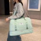 Travel bag Large capacity women's fitness bag Luxury oversized handbag - fashionable and practical compartment design, suitable for travel adventure and fitness activities Lightweight maternity bag storage bag Short business trip luggage bag Independent shoe compartment Lightweight luggage bag, — image 5 of 23