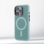 Invisible Lens Holder Honeycomb Grid Mesh Cooling Case For iPhone 17 16 Pro Max 15 14 13 12 Pro Magnetic Wireless Charging Cover — image 10 of 19