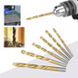 99 pieces titanium HSS cobalt twist drill set tool set 1.5 - 10 mm metal drill — image 6 of 14