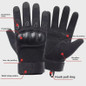Tactical Gloves Hard Shell Half-Finger Grip Training Cut-Resistant Wear-Resistant Mountaineering Combat Protection Fitness — image 6 of 31