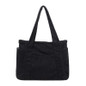 Stylish Corduroy Tote Bag for Women Large Capacity Commuter Shoulder Bag Minimalist Design Crossbody Bag Fashionable and Versatile — image 59 of 61
