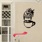 Cute Cartoon Animal Owl Cup Kitchen Restaurant Decoration Wall Stickers Home Decoration Living Wall Stickers — image 7 of 9