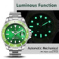 Luxury TEVISE Mechanical Watch for Men Fashion Green Waterproof Sport Business Wrist Watches Armbanduhren Herren — image 12 of 23