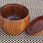 1 Set Solid Wood Spice Jar Sugar Bowl Salt Pepper Seasoning Box Japanese Style With Spoon And Lid Kitchen Tool GFA — image 11 of 14