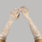 Formal Occasion Wear Lace Gloves Breathabe Mesh Gloves Handwear for Cocktails — image 4 of 11