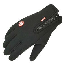 Touchscreen Winter Gloves for Cycling & Skiing - Fleece Lined, Windproof, Thermal with Zipper Closure — image 3 of 26