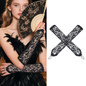 Delicate Lace Flower Gloves Fashion Accessory Fingerless Long Gloves For Proms — image 10 of 13