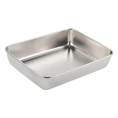 Stainless Steel Food Storage Container with Lid | Rectangular Kitchen Tray for Meal Prep, Snacks & Leftovers — image 3 of 12