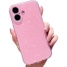 Pink Cute Glitter Sparkly Case Cover For iPhone 16 Pro Max 15 Plus 14 13 12 11 X XS XR SE 2022 2020 Women Girl Phone Accessories — image 3 of 9