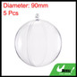 1~24pcs Clear Plastic Fillable Ornaments Ball Christmas DIY Craft Ball Bauble Ornament for Christmas Wedding Party Home Decorations — image 42 of 51