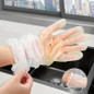 10PCS/bag Disposable Long Arm Glove Transparent Waterproof Sleeve Gloves for Kitchen Bathroom Cleaning Housework Cleaning Gloves — image 6 of 7