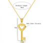 Gold Plated Vintage Bohemian Oval Necklace for Women Small CZ Pendant Link Chain Necklace Collarbone Collares Fashion Jewelry — image 15 of 22