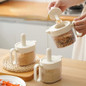 Scalable Seasoning Jar, Kitchen Multifunctional Self Opening Lid Seasoning Jar, Household Waterproof Sealed Seasoning Jar, Salt Jar — image 4 of 8
