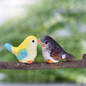4 Pcs/set Resin Home Ornament Cute Little Birds Animal Model Figurine Glass Decor Miniature Craft Garden DIY Accessories — image 7 of 20