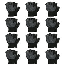12Pair Fingerless Glove Nonslip Half Fingers Glove Breathable Fitness Gloves — image 3 of 12