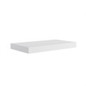 Minimalist White MDF Floating Shelf | Single Tier Display for Modern Home Decor — image 5 of 8