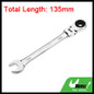 1pc/2pcs Metric Flex-Head Ratcheting Combination Wrench 72 Teeth 12 Point Dual-purpose Rachet Wrench Ended Spanner Hand Tools (6mm-24mm To Choose) — image 55 of 55