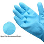 2 Pack Reusable Cleaning Gloves Latex Free, Dishwashing Gloves With Cotton Flock Liner And Embossed Palm, Waterproof Household Gloves For Laundry, Gardeninglarge — image 6 of 9