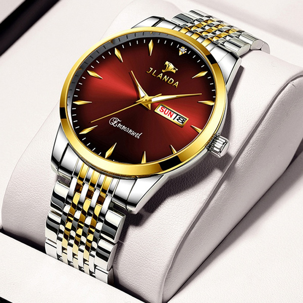 Luxury Casual Watch For Men Waterproof Fashion Clock Calendar Luminous Quartz Watches Relojes Hombre Relogio Masculino — image 1 of 17