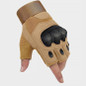 Tactical Gloves Hard Shell Half-Finger Grip Training Cut-Resistant Wear-Resistant Mountaineering Combat Protection Fitness — image 11 of 31