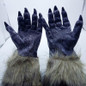 Halloween Gloves Animal Gloves Silicone Mask Lion Tiger Wolf Head Mask Wolf Gloves — image 19 of 20