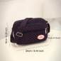 Women Fashion Shoulder Bags Crossbody Casual Messenger Bag Ladies Polka Dot Canvas Bag — image 4 of 23