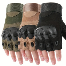 Tactical Gloves, Outdoor Gloves Fingerless Glove for Riding, Cycling, Motorcycle, Hunting, Shooting, Hiking, Camping, Airsoft, Paintball Gloves — image 3 of 17
