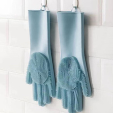 Premium Kitchen Gloves | Food-Grade Silicone | Durable & Waterproof for Dishwashing & Cleaning — image 3 of 12