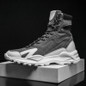 Trendy Chunky Sole High-Top Sneakers for Teens - Fashionable Outdoor Casual Sports Shoes — image 6 of 9