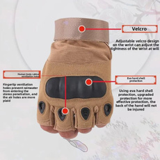 Tactical Fingerless Gloves for Men - Non-Slip & Durable for Outdoor Training, Cycling, and Hiking — image 3 of 13