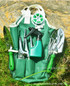 9pc/set Stainless Steel Thickened Garden Shears Garden Shovel Garden Supplies Set Garden Tools — image 7 of 10