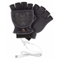 Heated Gloves Fingerless usb Fingerless Gloves Thermal Glove Half Finger Gloves — image 7 of 12