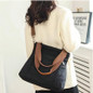 1pc Ladies' Large-capacity Tote Bag, Suitable for Office and Commuting, Classic and Simple, Casual and Versatile Design, Zippered Bag, Handbag — image 24 of 46
