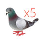 1/5/8pcs Simulation Foam Pigeon Model Fake Artificial Imitation Bird Animal Home Garden Ornament Miniature Decoration — image 12 of 13