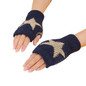 Knitted Gloves for Adult Mittens Male Female Winter Gloves with Pentagram Pattern Fingerless Gloves SNO — image 5 of 8