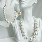 4Pcs/Set Elegant Vintage Pearl Necklace Set Korean Style Women Choker Bridal Wedding Jewelry with Earrings Ring Fashion Accessories — image 18 of 55