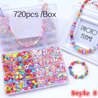 Fahion DIY Children Amblyopia Correction Beads Toys Diy Bracelet Fancy Toy for Children Girl Gifts(16 Styles) — image 2 of 23