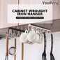 Kitchen Cabinets Ceiling Storage Hook With 6/12 Hooks Desk Cabinets Organizer Hanging Rack Organizer Kitchen Hanging Tool — image 17 of 18